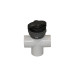  Passion | Diverter Valve 1 1/2" S x 1 1/2" S x 1 1/2" S, Plus Handle, DSG-Black 152198-01